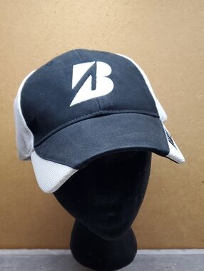 Bridgestone Blue & White Golf Cap Size One Size Fits Most